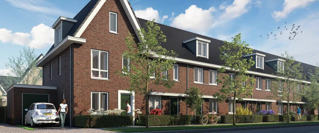 Een nieuwbouwproject in Halsteren vóór oplevering